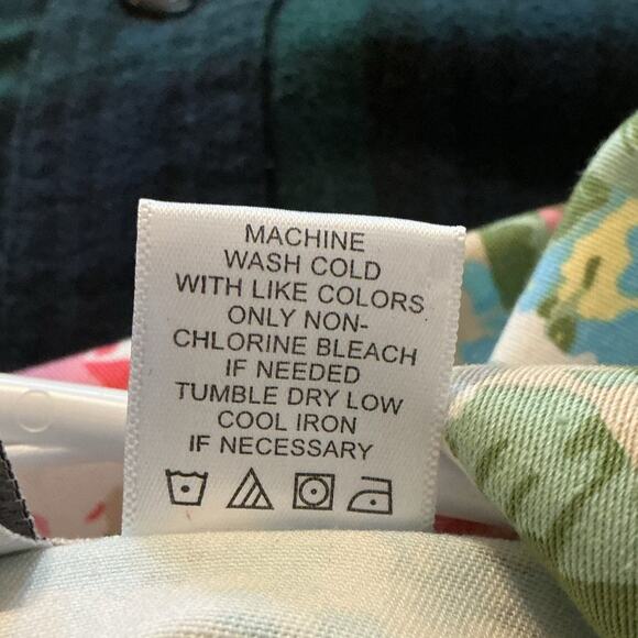 Vermont Company Womens Canvas Jacket Size 1X Beige Floral Cottagecore Country - Picture 6 of 6